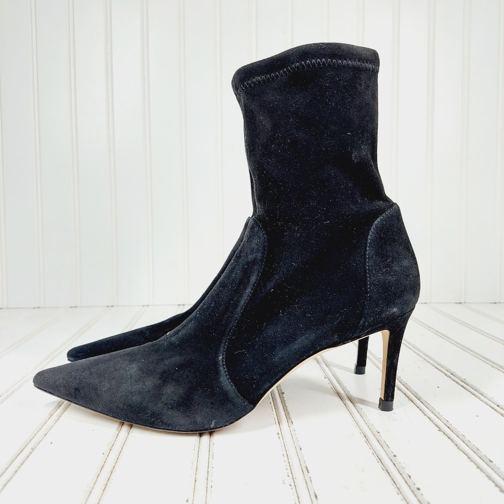 Stuart Weitzman Suede Black Boot - image 1
